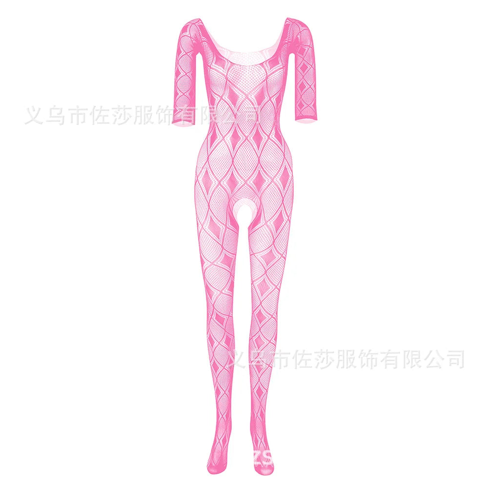 Meifan  Factory Direct Wholesales Women's Long Sexy Fishnet Stockings Fish Net Pantyhose Tights Mesh Stockings Lingerie