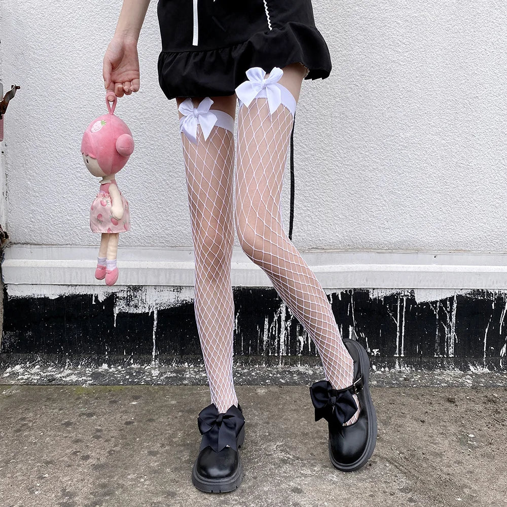 Women Sexy Fishnets Stockings Tights Sexy Fishnets Hosiery Knee Socks Nylon Rhinestone Fishnets Socks