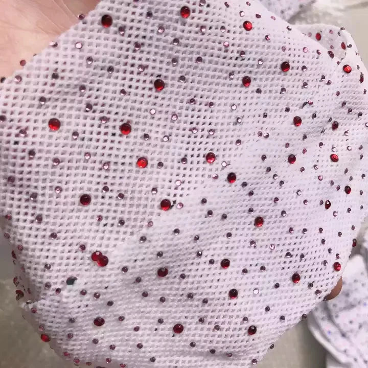 Kids Kawaii Pattern Mesh Shiny Rhinestone Fishnet Tights Girls Fishnet Stockings for Princess Dress High Waist Mesh Tights