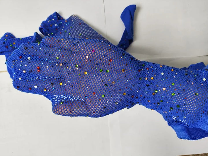 2024 Hot Sales Women's Rhinestone Glitter Stockings Sexy Nylon Fishnets Tights Candy Color Diamond Pantyhose Seamless