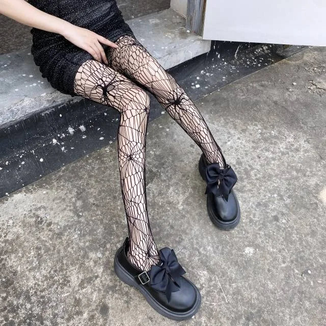 Halloween Masquerade Ball Cosplay Silk Stockings Skeleton Bat Bloody Silk Stockings Blood Stockings Printed Knee Socks