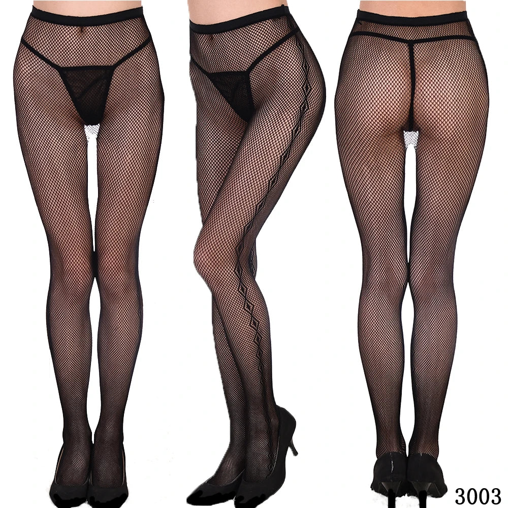 2024 Fishnet Women's Lace Stockings Tights Sexy Pantyhose Regular & Plus Sizes High Waisted Tights Pantyhose