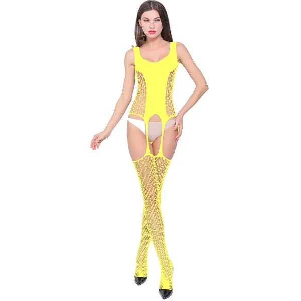 2022 Hot Sale Sexy Erotic Bodysuit See-through Open Breast and Crotch Body Stocking Sexy Bodystocking