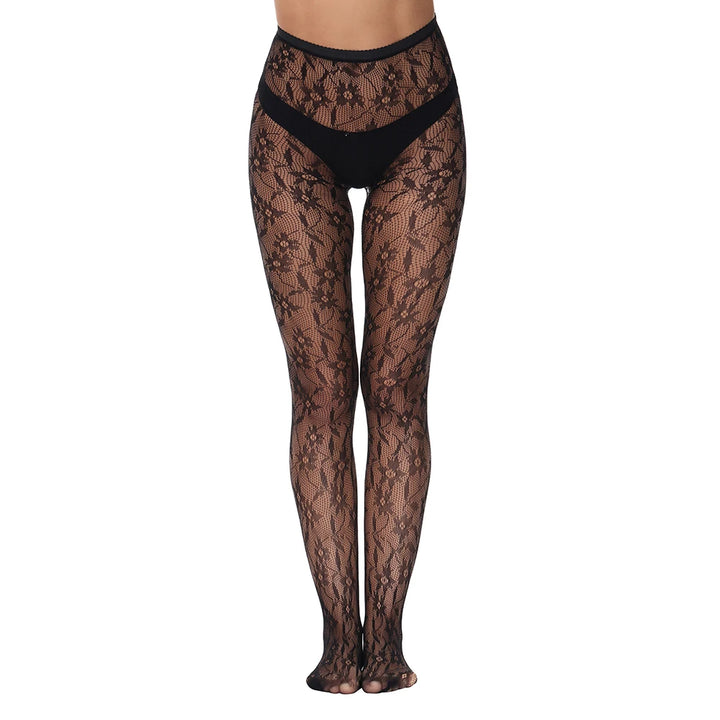 Stylish Medias De Rejilla Women Floral Fishnet Stockings Collant Femme Pantyhose Casual Daily Hosiery Thin High Tights
