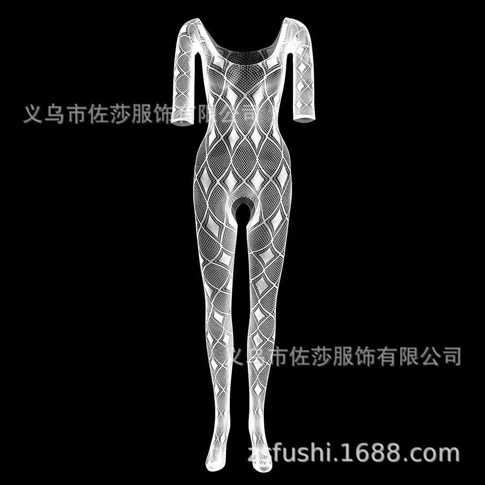 Meifan  Factory Direct Wholesales Women's Long Sexy Fishnet Stockings Fish Net Pantyhose Tights Mesh Stockings Lingerie