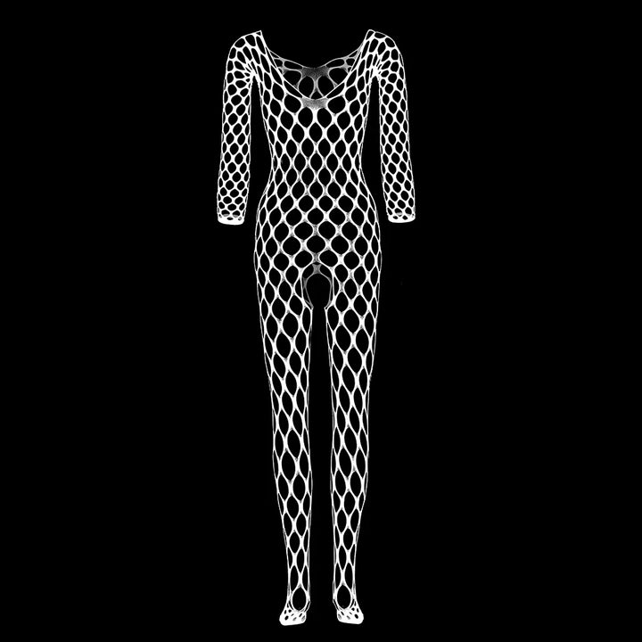 Full Body Fishnet Stockings Sexy Women Erotic Lingerie  Crotchless Design Bodystocking Ultra Large Nets Bodysuits 2024