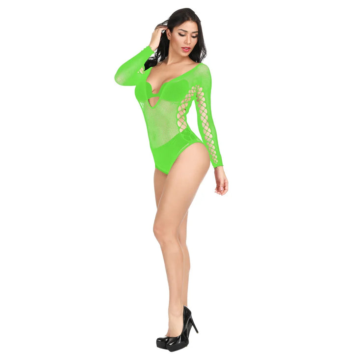 2025 Bikini Tops Fishnet Jumpsuit Designer Hollow Out Body Stockings Mini Dress Sexy Mesh Lingerie Nightgown Bodystocking