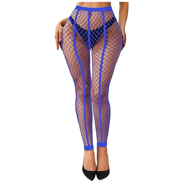 Wholesale Popular Sexy Multi-Color Stockings Thin Breathable Fishnet Tights Knee Knitted Technique Summer Body 4024