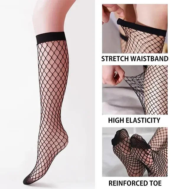 Wholesale Factory Direct Sale Fishnet Socks Women Hosiery Foot Stockings