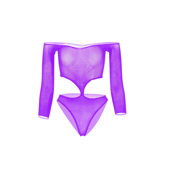 Full Sleeve Fishnet Stockings Bra&Brief Sexy Sheer Lingerie for Women Beach Bodysuit Seamless Chemise Tights