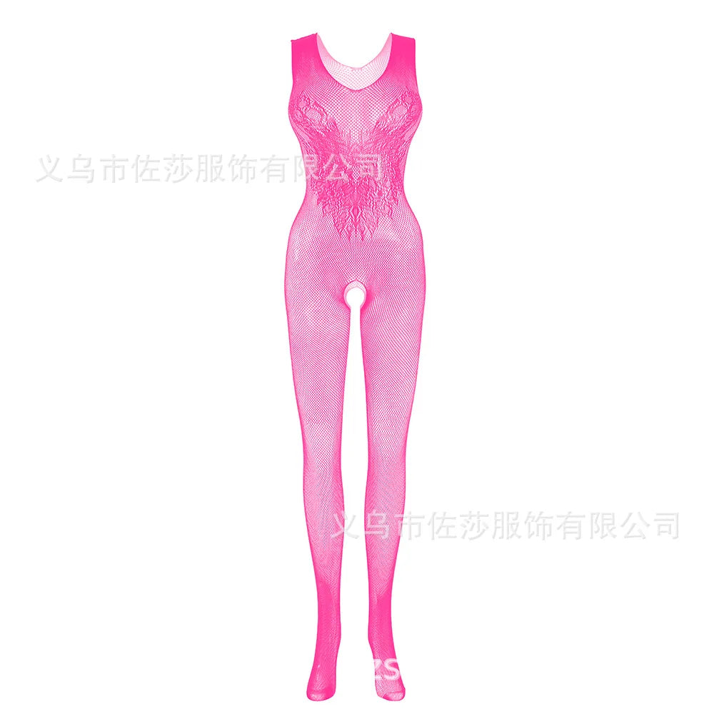 China Vendors Lingerie Femme 2023 Strap Lace Nylon Wings Printed Fishnet Body Stockings Lingerie Bodysuit Babydoll Chemise