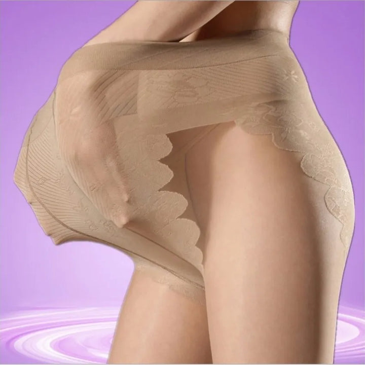 Butterfly Design Women Pantyhose Sexy Erotic Lingerie Stockings Crotchless Stockings Transparent Sensual Silk Thin Knitted