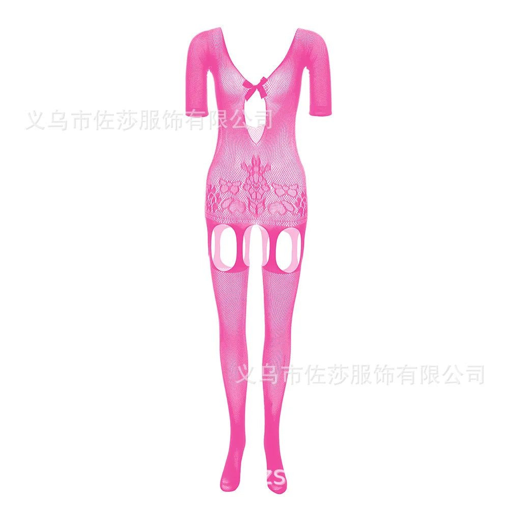 Dropshipping Womens High Waist Tights Fishnet Stockings Basketball Small Net Pantyhose/tights