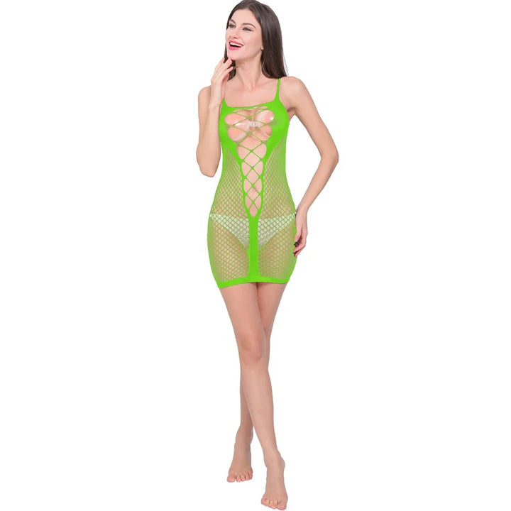 Hollow Out Women Sexy Bodystocking Lingerie Fishnets Stockings Dress Femme Erotic Sheer Body Stockings Full Body