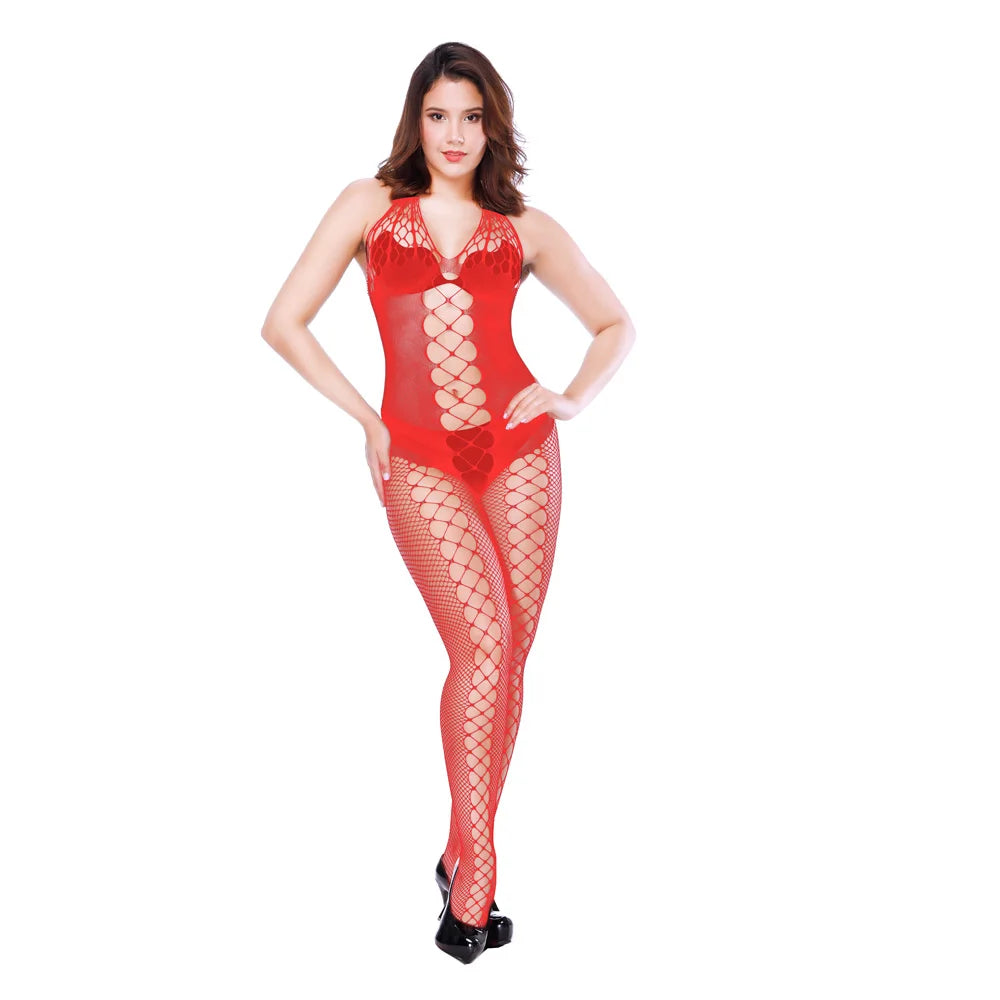 2024 Hot Transparent Costumes High Fashion Designer Mature Sheer Long Sleeve Lingerie Femme Sexy for Chubby Women
