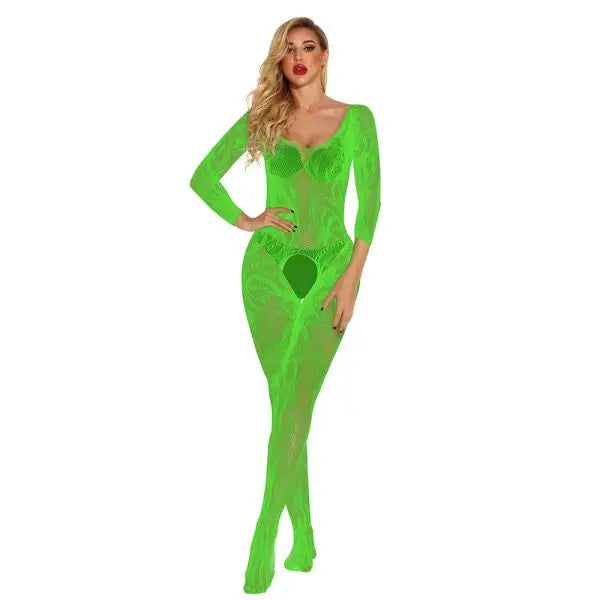 2022 Hot Sale Sexy Erotic Bodysuit See-through Open Breast and Crotch Body Stocking Sexy Bodystocking