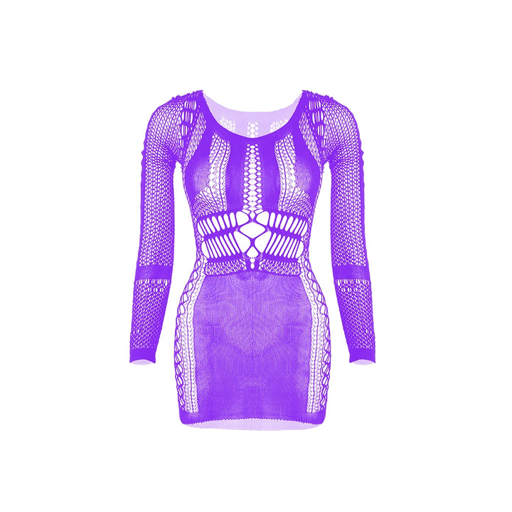 Hollow Out Mature Women Sexy Mesh Lingerie Dress Women Sexy Clothing See Through Sexy Fishnets Bodystocking Bodysuits