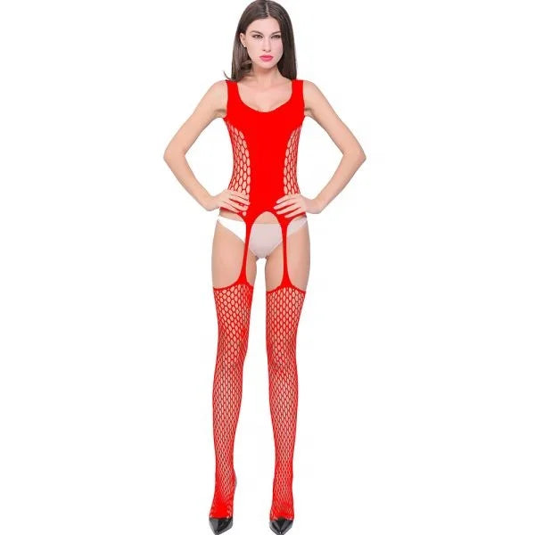 2022 Hot Sale Sexy Erotic Bodysuit See-through Open Breast and Crotch Body Stocking Sexy Bodystocking
