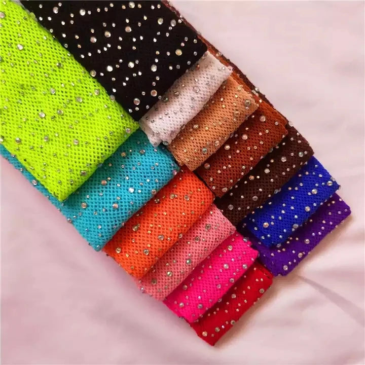 Kids Kawaii Pattern Mesh Shiny Rhinestone Fishnet Tights Girls Fishnet Stockings for Princess Dress High Waist Mesh Tights