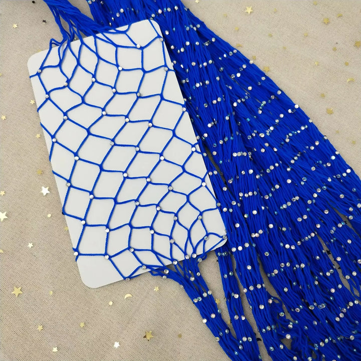 Manufacturer Womens Rhinestone Fishnet Elastic Stockings Big Fish Net Tights Pantyhose TZs114