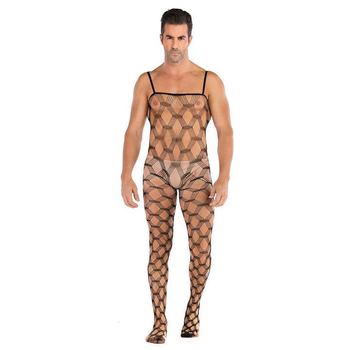 Open Back Mature Lingerie Sexy Fishnet Babydoll Nylon Body Stocking Hollow Out Sexy Bodystocking