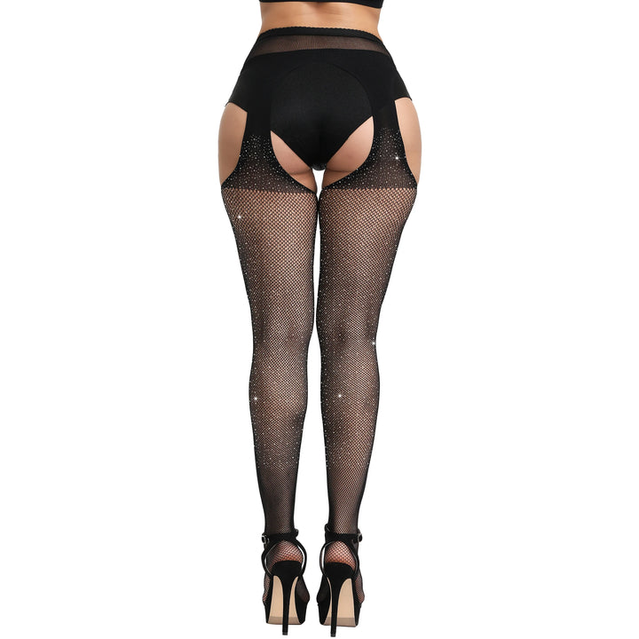 Brand Pantyhose Diamond Logo Tights Designer Letter Rhinestone Thin Shiny Tights Pantyhose Medias