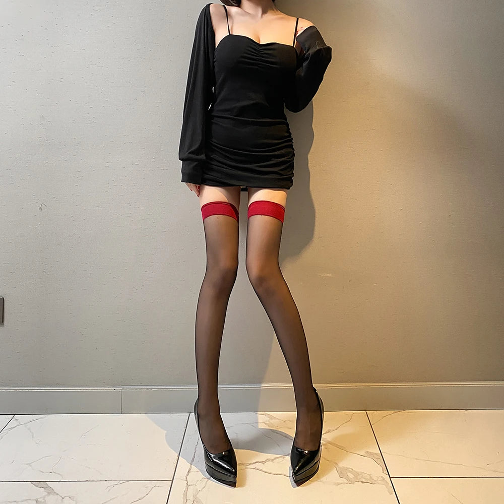 5D Horse Oil Women Stockings Tights Shiny Sexy Satin Shape Pantyhose Summer Thin Legs Socks Anti Hook Smoothly Nightclub Hosiery