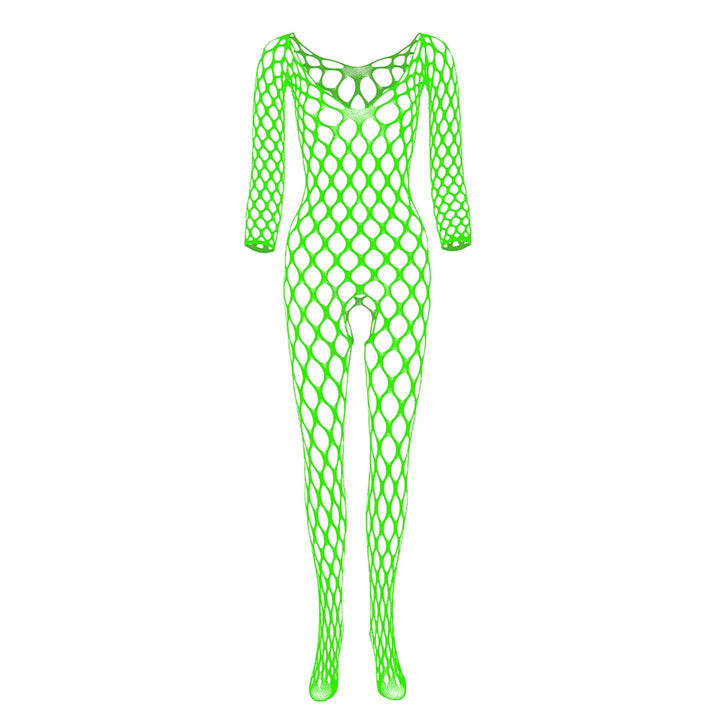 Full Body Fishnet Stockings Sexy Women Erotic Lingerie  Crotchless Design Bodystocking Ultra Large Nets Bodysuits 2024