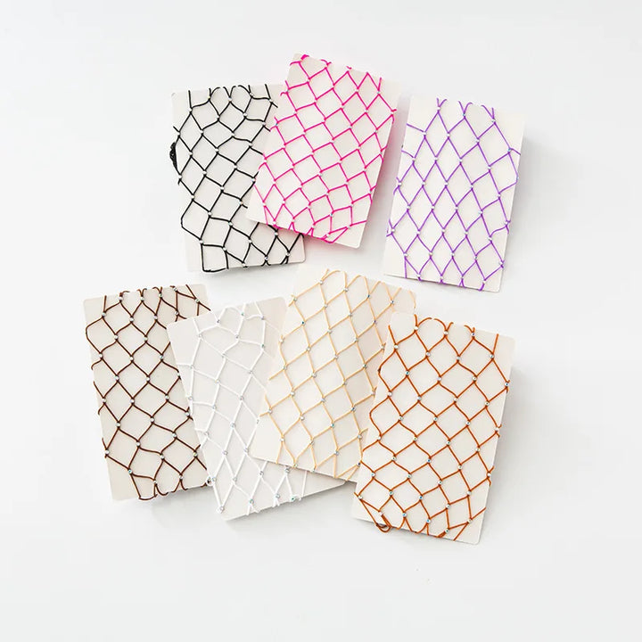 2024 Stylish Multi- Colour Fishnet Gemstone Inserted Stockings Fashion Pantyhose Hollow Out Tights Women Sexy Stocking