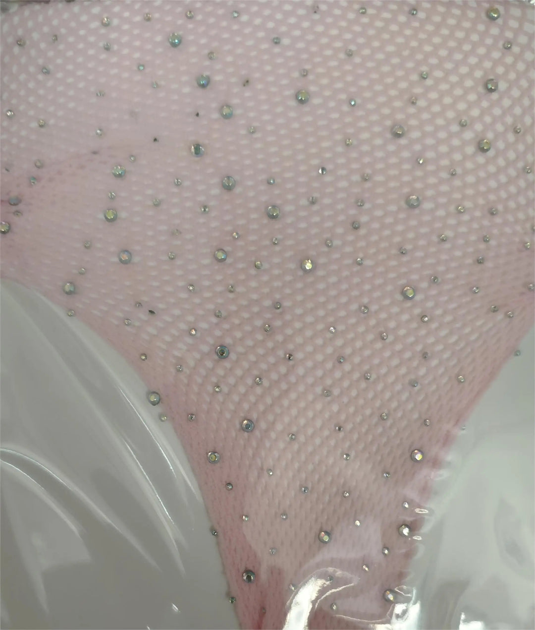 Rhinestone Stockings for Women Sexy Open Crotch Pantyhose/Tights Mature Exotic Lingerie Femme Sexy Glitter Stockings