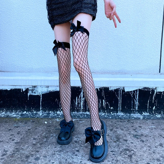 Nude Sexy Fishnet Floral Border Stockings Nylon Silk Stockings Full Body Women Sexy Silicone Anti Slips Stockings