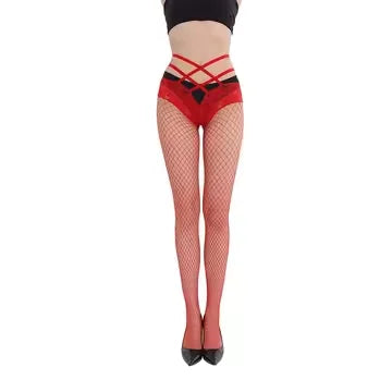 Popular Black Lace Mesh Sheer Erotic Stockings Women Sexy Lingerie Femme Sexy Crotchless Pantyhose Tights Nylon Socks