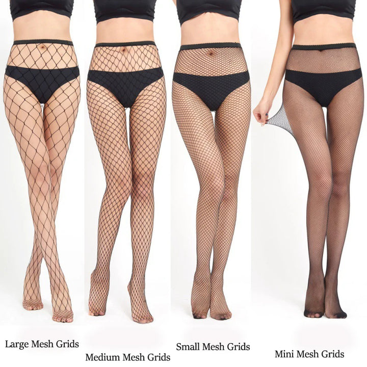 High Waist Tights Fishnet Stockings for Women Sexy Lace Seamless Leggings Pantyhose Plus Size Tights Mesh Stockings