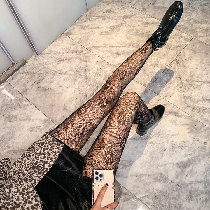 Customized Brand Logo FF&GG Fishnet Stockings Factory Manufacturer Stockings for Women Sexy Fishnet Leggings Pantyhose