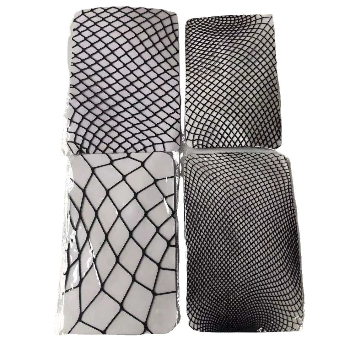 Wholesale Women Sexy Fishnet Pantyhose Tights Stockings Black Mesh Sheer Thin High Tights High Street Fishnet Tights