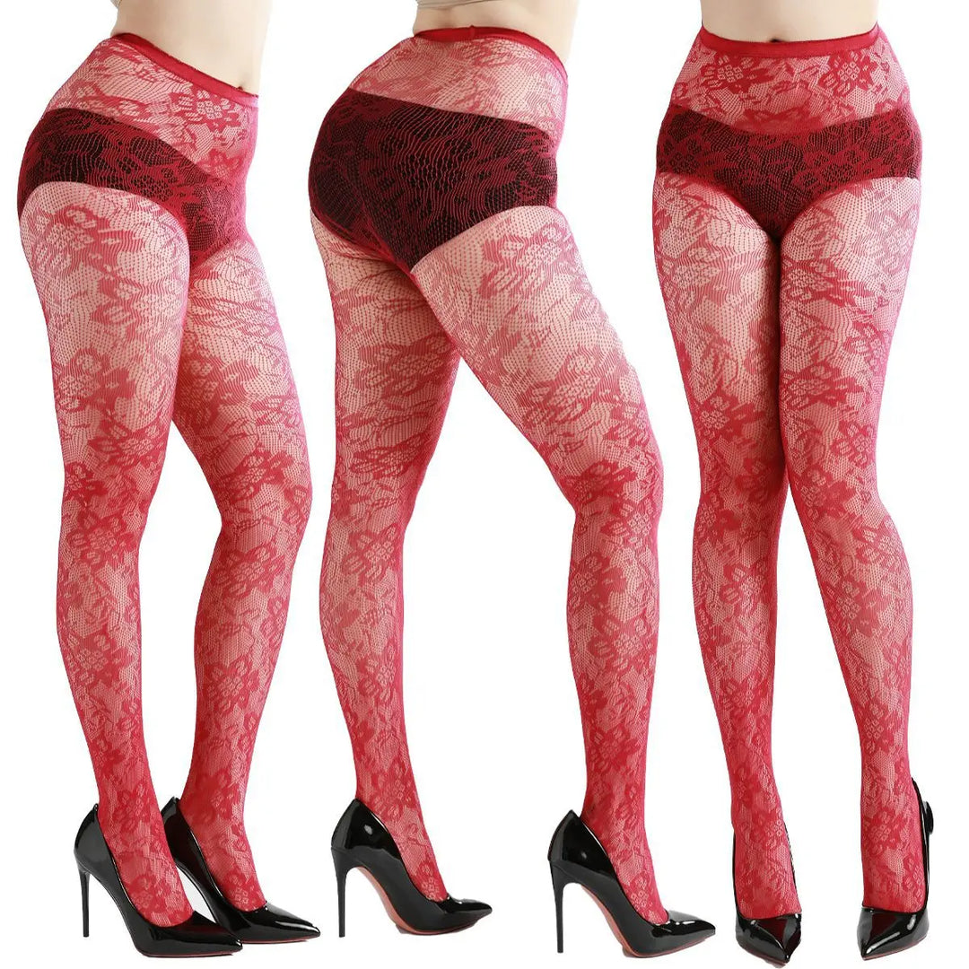 Ladies Sexy Breathable  Fishnet Leggings  Geometric Pattern Tights Free Size Fashionable Breathable Stockings for Women 3101