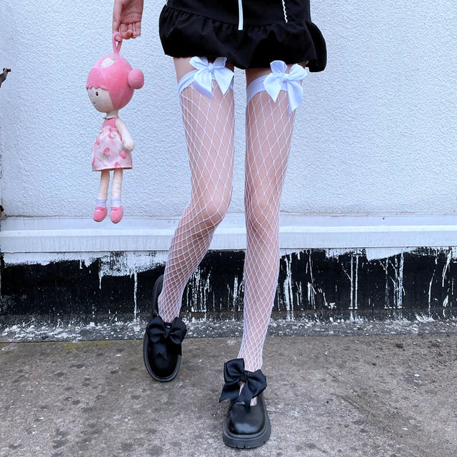 Nude Sexy Fishnet Floral Border Stockings Nylon Silk Stockings Full Body Women Sexy Silicone Anti Slips Stockings
