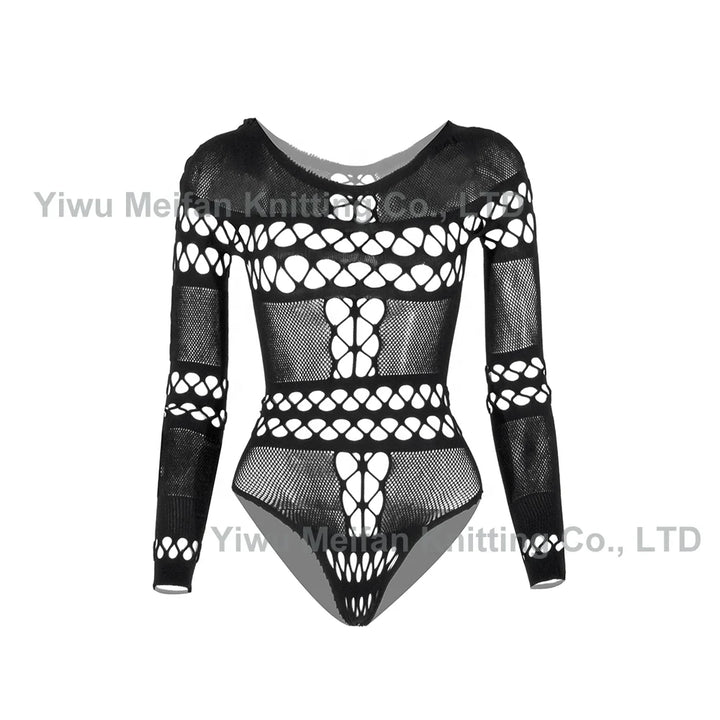 2024 Hawaiian Bikini Mesh Lingerie Femme Sexy  See Through Body Stockings Full Body Sexy Fishnets Bodysuit for Women
