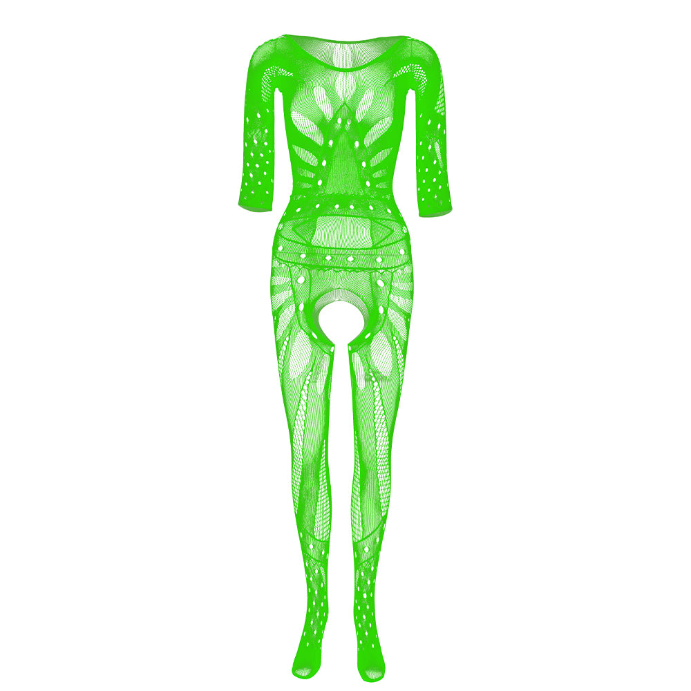 Retro Design Full Body Mesh Lingerie