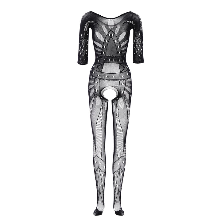 Retro Design Full Body Mesh Lingerie
