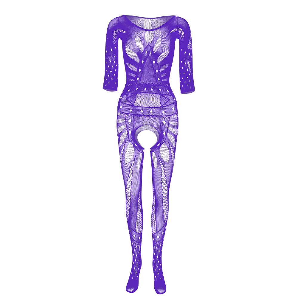 Retro Design Full Body Mesh Lingerie