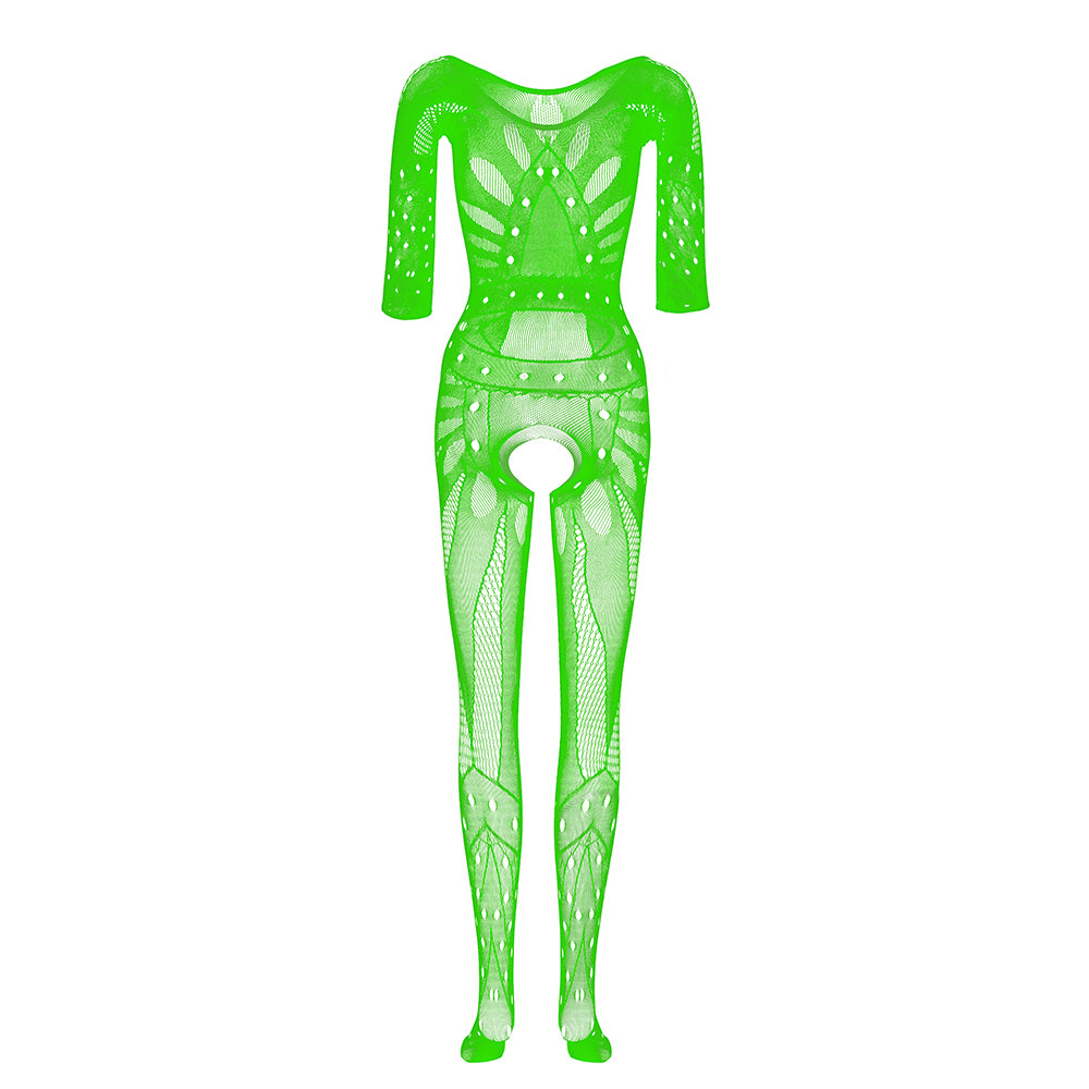 Retro Design Full Body Mesh Lingerie