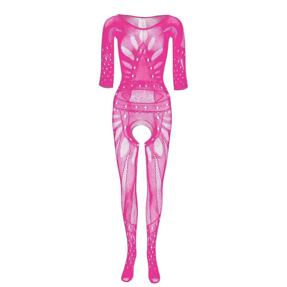 Retro Design Full Body Mesh Lingerie